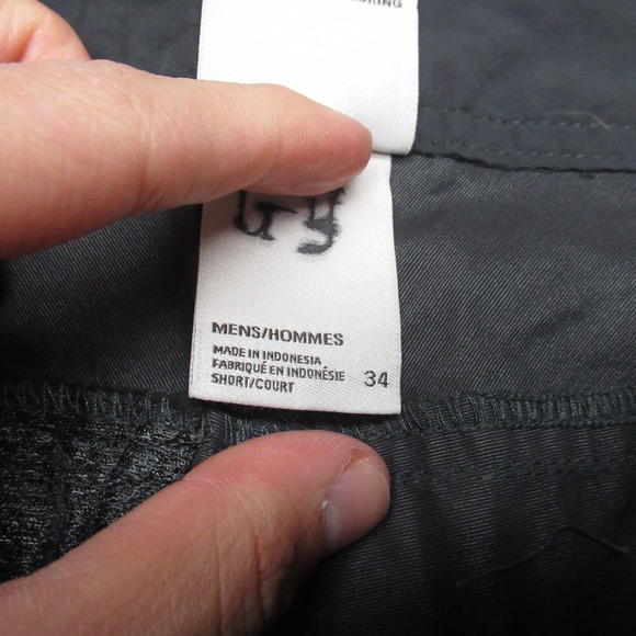 North Face Pants Mens 34 Grey Paramount Trail Hiking Active Leg Zip Rain 33x27 - Picture 8 of 12